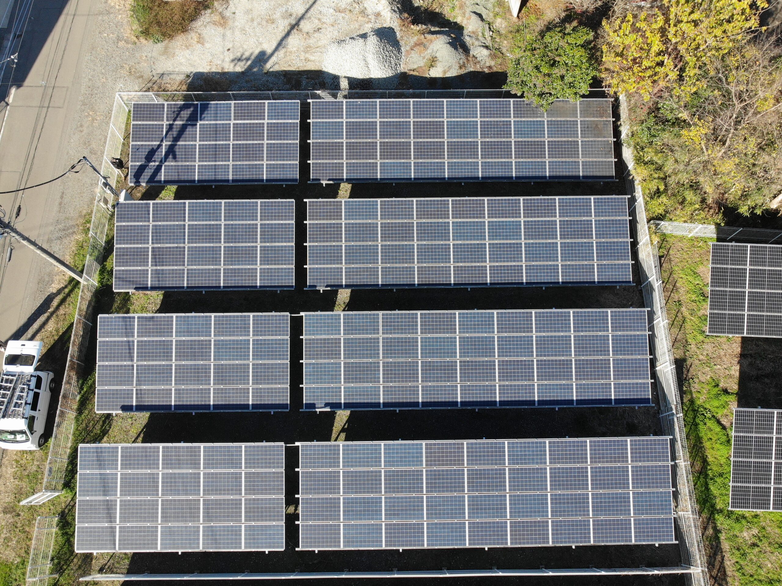 太陽光パネル点検　太陽光パネル　ソーラーパネル　ぐんまソーラーメンテ相談室　太陽光メンテナンス 太陽光発電不具合事例　ドローン撮影