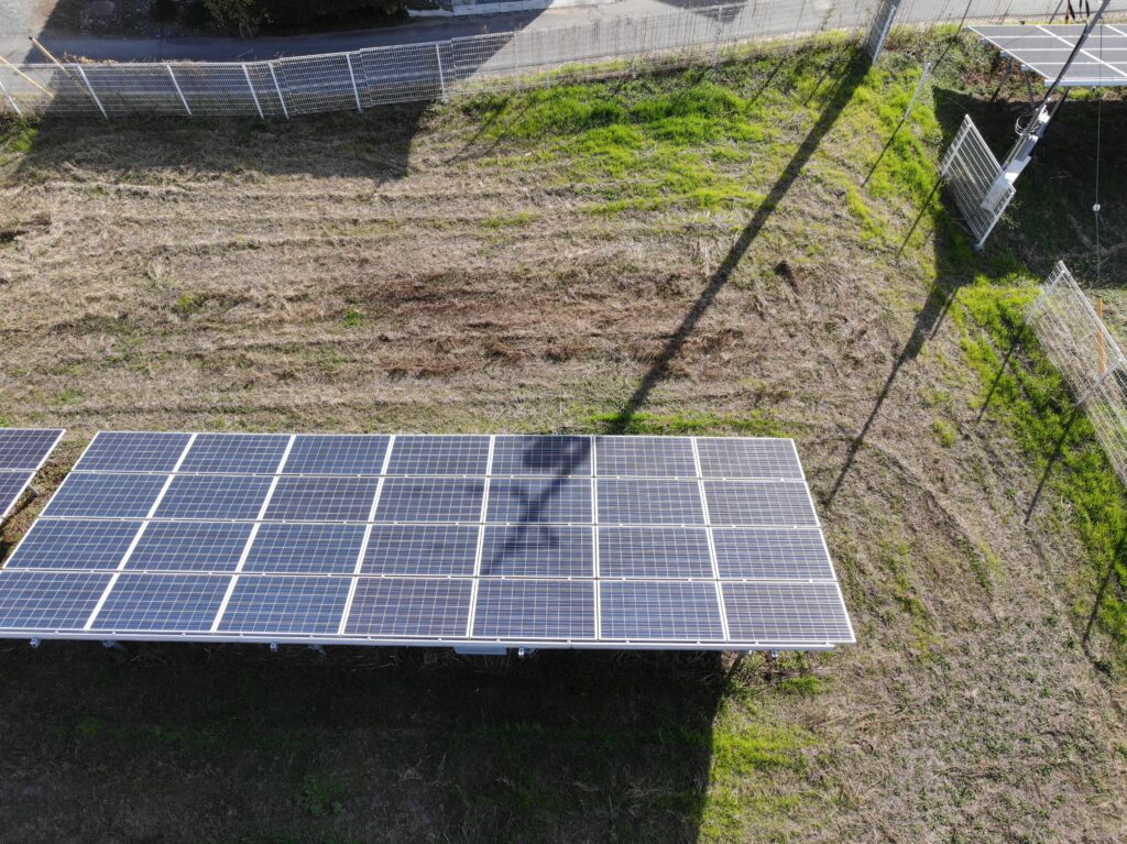 太陽光パネル点検　太陽光パネル　ソーラーパネル　ぐんまソーラーメンテ相談室　太陽光メンテナンス 太陽光発電不具合事例　太陽光パネル　影
