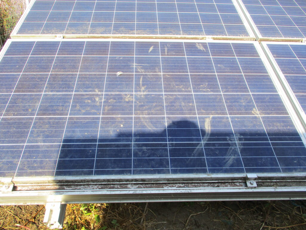 太陽光パネル点検　太陽光パネル　ソーラーパネル　ぐんまソーラーメンテ相談室　太陽光メンテナンス　パネル表面汚れ