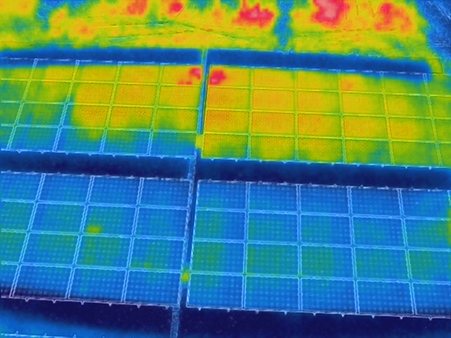 太陽光パネル点検　太陽光パネル　ソーラーパネル　ぐんまソーラーメンテ相談室　太陽光メンテナンス 太陽光発電不具合事例 　太陽光パネル　サーモ写真